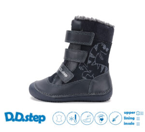D.D Step kõrged talvesaapad Royal Blue S25-36 (063)