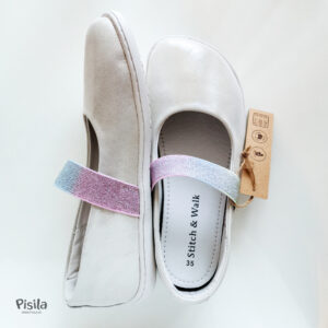 Stitch & Walk laste baleriinad Silver S35