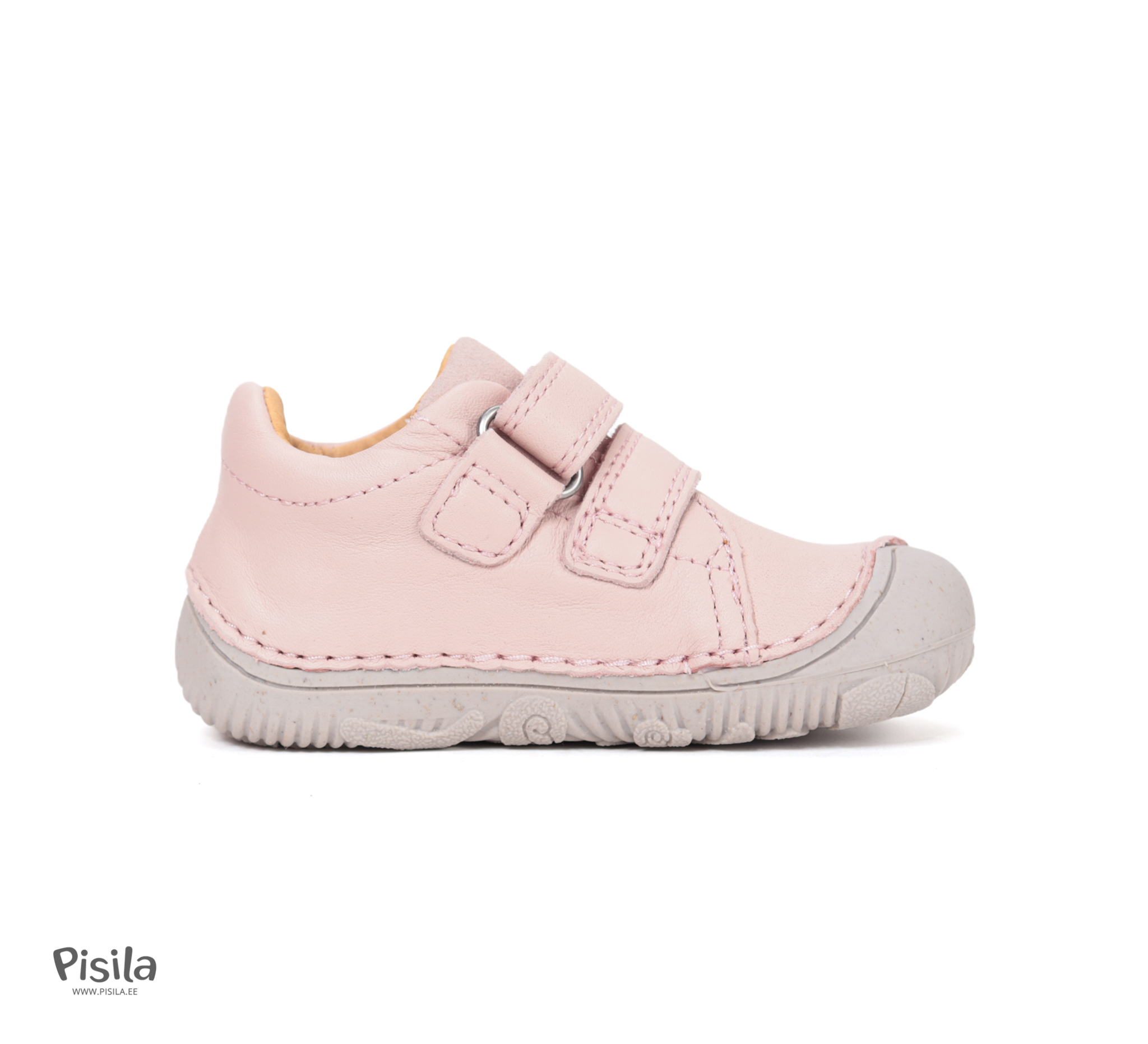 D.D Step barefoot nahast tossud Baby Pink (073) roosad laiale jalale