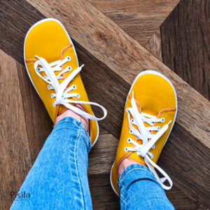 Anatomic Natural Canvas kollased barefoot tennised