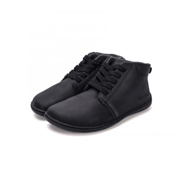 Stitch & Walk nahast soojad saapad mustad