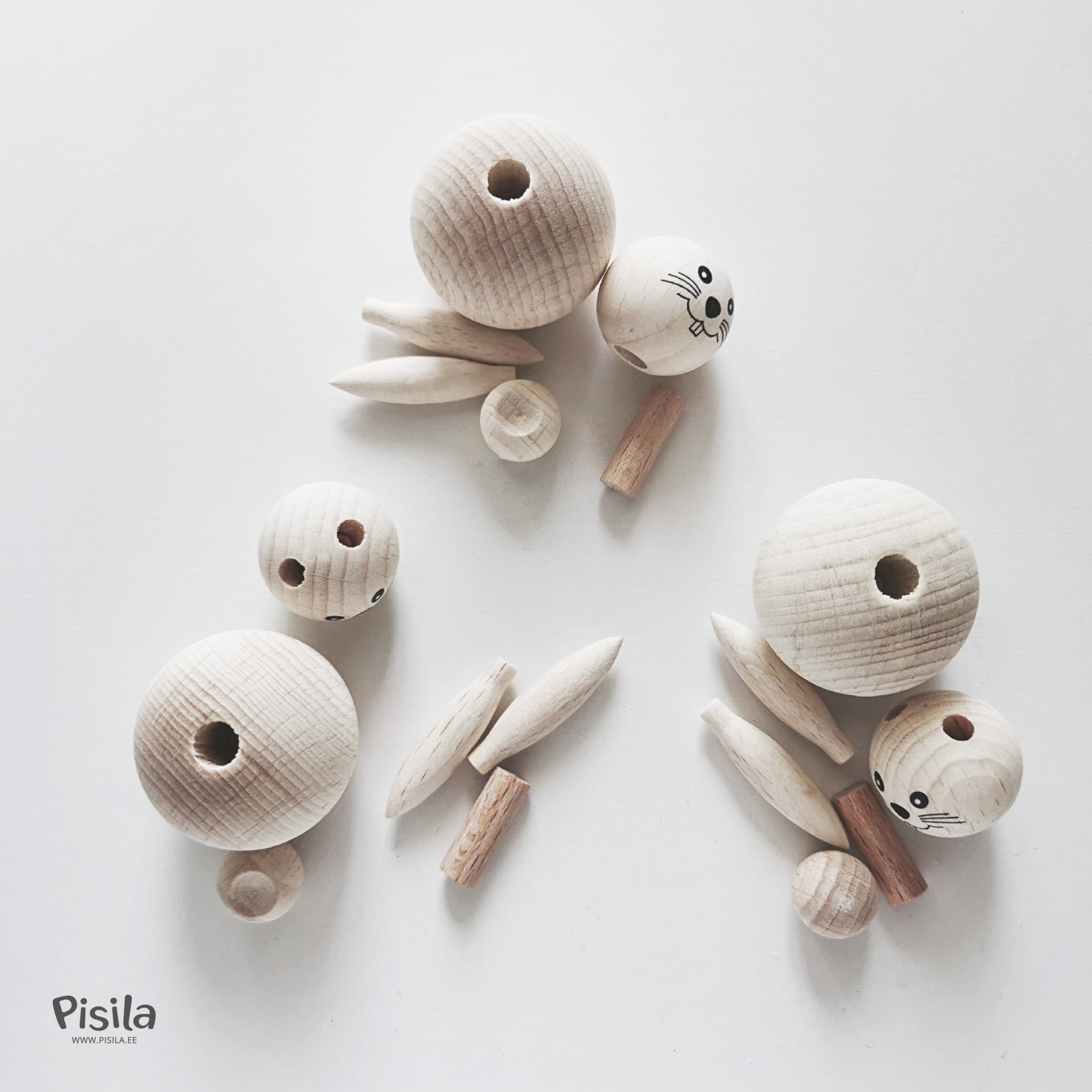 Puidust jänes värvi ise lihavõttepühadeks