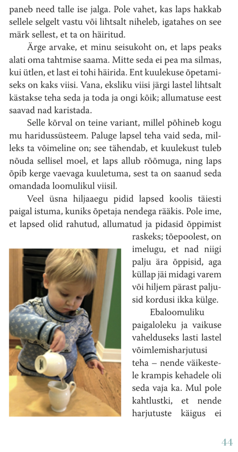 Maria Montessorilt lapsevanematele raamat