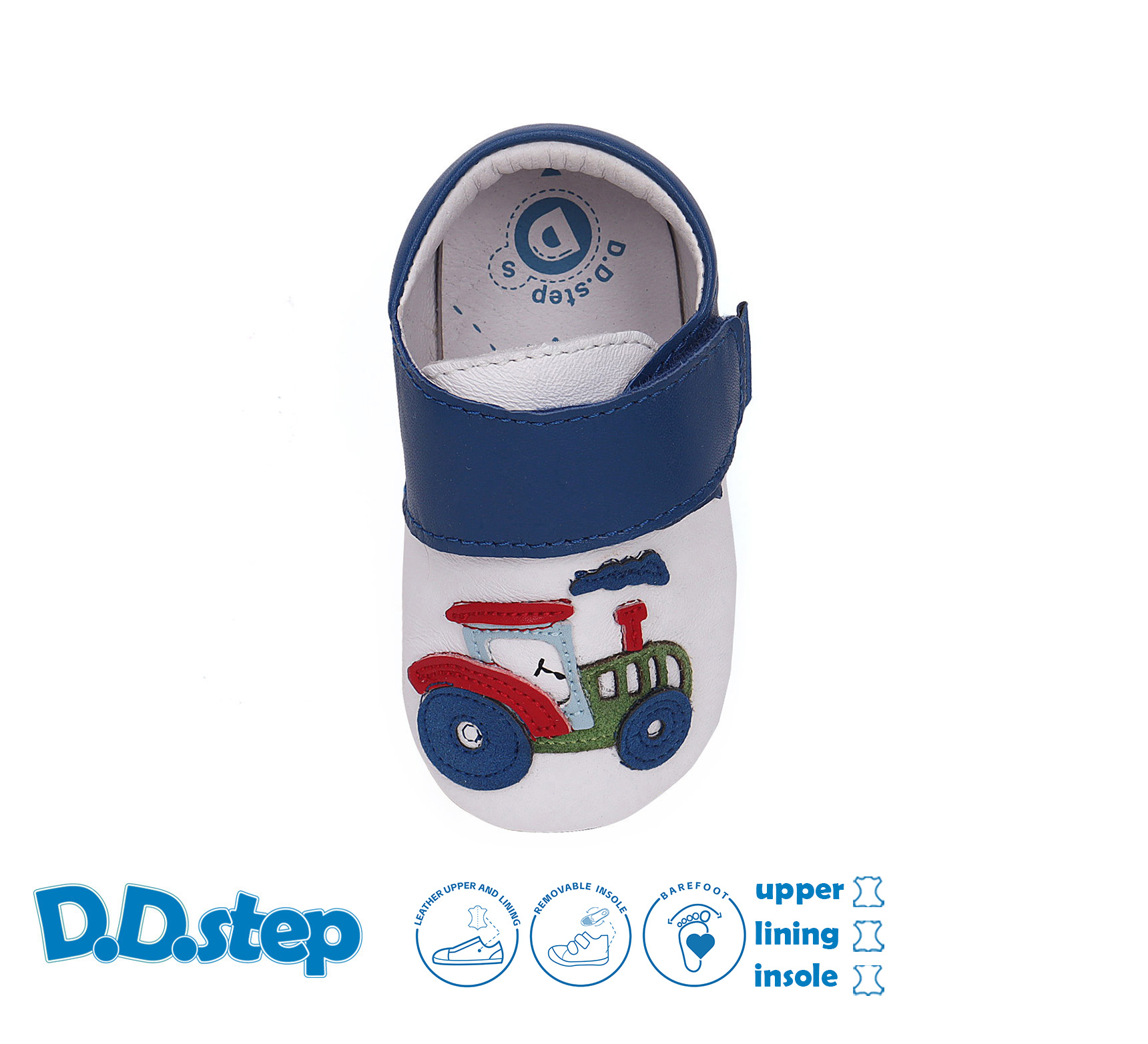 D.D Step traktoriga nahast sussid White