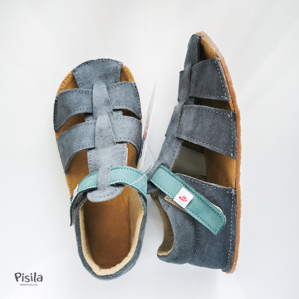 Hallid sandaalid poisile barefoot
