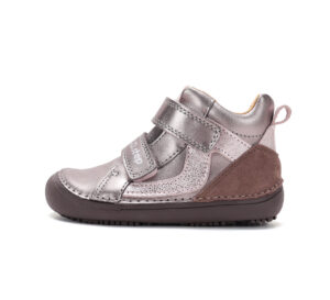 D.D Step barefoot nahast saapad metallic grey S34-36