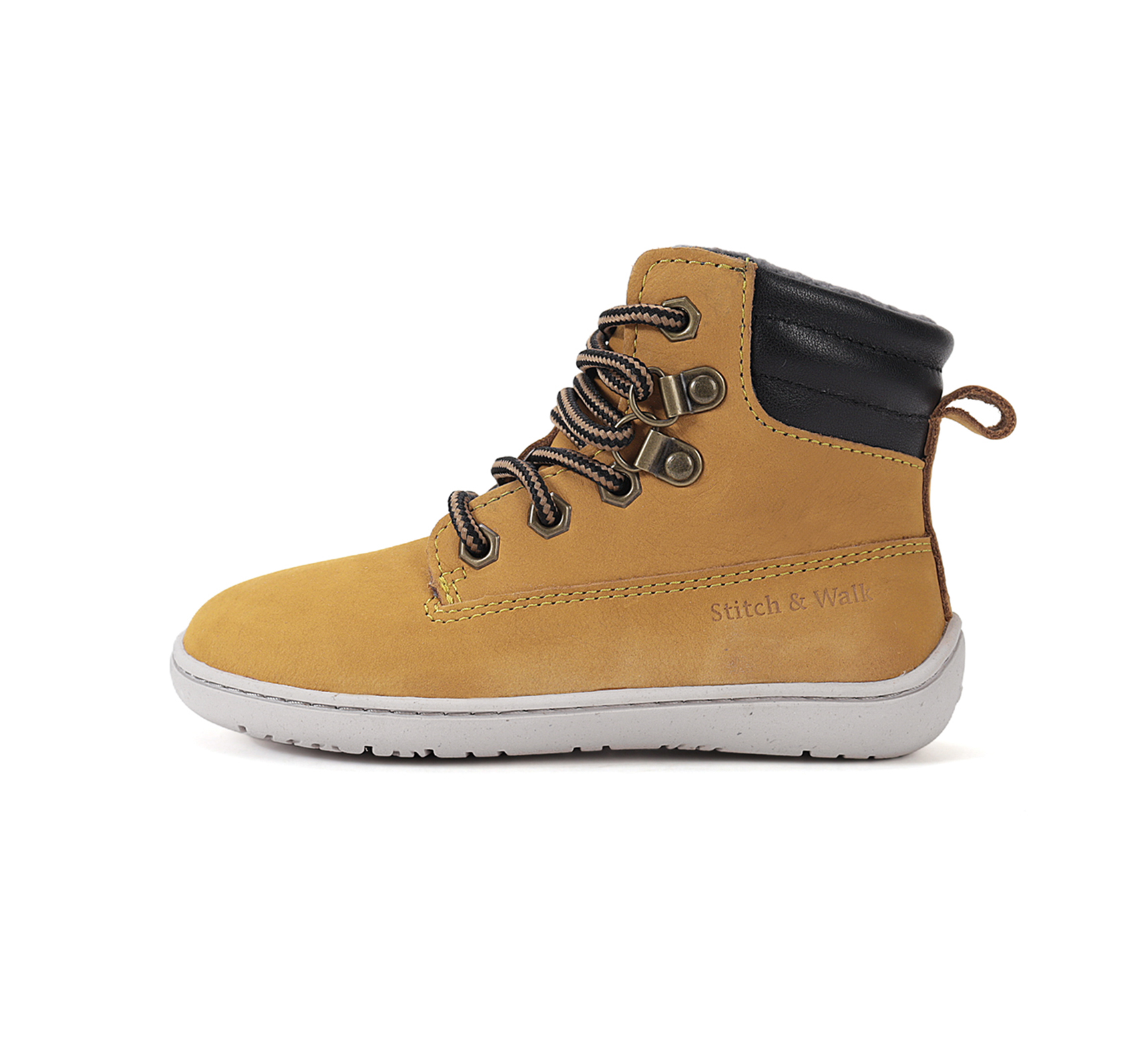 Stitch & Walk fliissisuga nahast saapad lemon S36-45 - Pilt 12