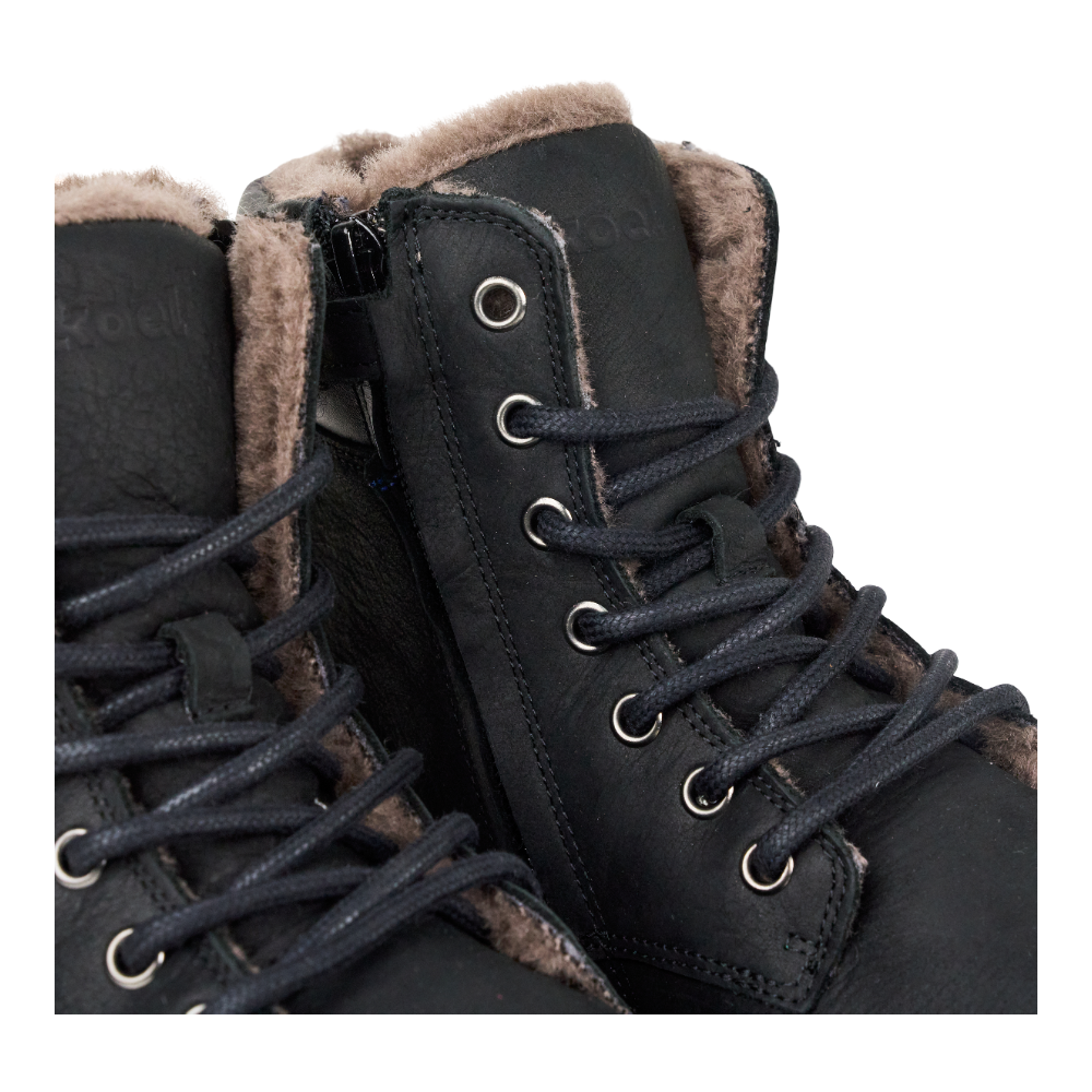 Koel Florence Lambswool lambavillaga mustad talvesaapad